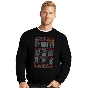 Secret_Shirts Crewneck Sweater, Unisex / Small / Black Nintendmas