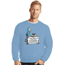 Load image into Gallery viewer, Shirts Crewneck Sweater, Unisex / Small / Powder Blue Change My Mind