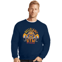 Load image into Gallery viewer, Shirts Crewneck Sweater, Unisex / Small / Navy Endeavor Gym