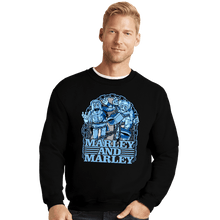 Load image into Gallery viewer, Daily_Deal_Shirts Crewneck Sweater, Unisex / Small / Black Marley And Marley