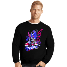 Load image into Gallery viewer, Daily_Deal_Shirts Crewneck Sweater, Unisex / Small / Black Way Too Cool