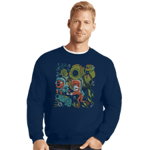 Load image into Gallery viewer, Daily_Deal_Shirts Crewneck Sweater, Unisex / Small / Navy Mystery Dive
