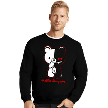 Load image into Gallery viewer, Shirts Crewneck Sweater, Unisex / Small / Black Hello Despair