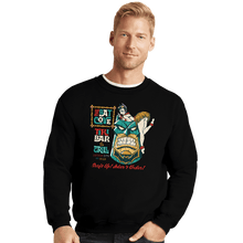 Load image into Gallery viewer, Secret_Shirts Crewneck Sweater, Unisex / Small / Black Bat Tiki