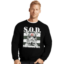 Load image into Gallery viewer, Shirts Crewneck Sweater, Unisex / Small / Black S.O.D.