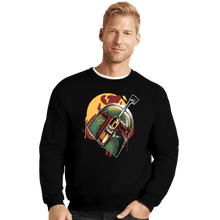 Load image into Gallery viewer, Shirts Crewneck Sweater, Unisex / Small / Black Mandalorian Hunter