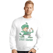 Load image into Gallery viewer, Shirts Crewneck Sweater, Unisex / Small / White Lucky Charms