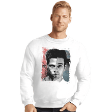 Load image into Gallery viewer, Shirts Crewneck Sweater, Unisex / Small / White Split
