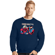 Load image into Gallery viewer, Daily_Deal_Shirts Crewneck Sweater, Unisex / Small / Navy Canon Whisper