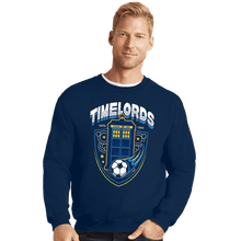 Load image into Gallery viewer, Shirts Crewneck Sweater, Unisex / Small / Navy Timelords Football Team