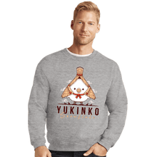 Load image into Gallery viewer, Shirts Crewneck Sweater, Unisex / Small / Sports Grey Yukinko Snowflake