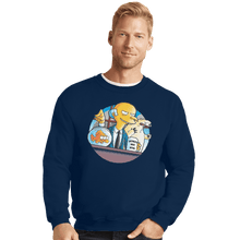 Load image into Gallery viewer, Shirts Crewneck Sweater, Unisex / Small / Navy World's Best Boss