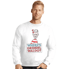 Load image into Gallery viewer, Shirts Crewneck Sweater, Unisex / Small / White Where's Grindelwaldo