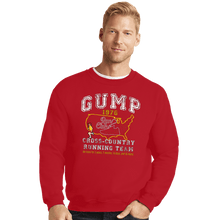 Load image into Gallery viewer, Daily_Deal_Shirts Crewneck Sweater, Unisex / Small / Red Gump Running