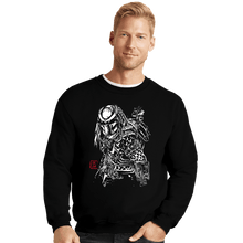 Load image into Gallery viewer, Daily_Deal_Shirts Crewneck Sweater, Unisex / Small / Black The Shadow of the Hunter