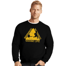 Load image into Gallery viewer, Shirts Crewneck Sweater, Unisex / Small / Black Goose Life