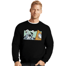 Load image into Gallery viewer, Daily_Deal_Shirts Crewneck Sweater, Unisex / Small / Black Moonopoly