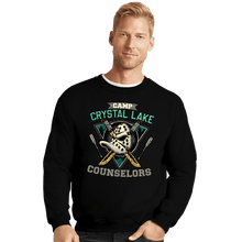 Load image into Gallery viewer, Daily_Deal_Shirts Crewneck Sweater, Unisex / Small / Black Camp Counselors