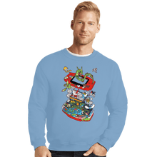Load image into Gallery viewer, Daily_Deal_Shirts Crewneck Sweater, Unisex / Small / Powder Blue 3rd Gen Advanced