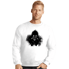 Load image into Gallery viewer, Shirts Crewneck Sweater, Unisex / Small / White Bored Shinigami