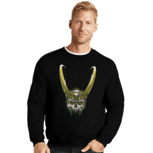 Load image into Gallery viewer, Shirts Crewneck Sweater, Unisex / Small / Black Loki Skull