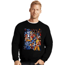 Load image into Gallery viewer, Daily_Deal_Shirts Crewneck Sweater, Unisex / Small / Black Thundercats VS Pilgrim