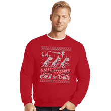 Load image into Gallery viewer, Secret_Shirts Crewneck Sweater, Unisex / Small / Red We Three Kings