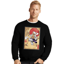 Load image into Gallery viewer, Daily_Deal_Shirts Crewneck Sweater, Unisex / Small / Black Gear Five Woodblock