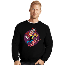 Load image into Gallery viewer, Daily_Deal_Shirts Crewneck Sweater, Unisex / Small / Black Invincirama