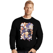 Load image into Gallery viewer, Daily_Deal_Shirts Crewneck Sweater, Unisex / Small / Black Capsule Computer Heroes