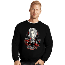 Load image into Gallery viewer, Daily_Deal_Shirts Crewneck Sweater, Unisex / Small / Black Sephiroth