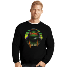 Load image into Gallery viewer, Daily_Deal_Shirts Crewneck Sweater, Unisex / Small / Black Mutant Orange