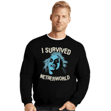 Load image into Gallery viewer, Shirts Crewneck Sweater, Unisex / Small / Black Netherworld Survivor