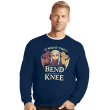 Load image into Gallery viewer, Shirts Pullover Hoodies, Unisex / Small / Navy Bend The Knee