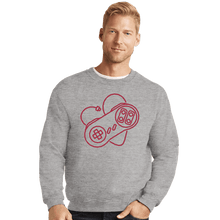 Load image into Gallery viewer, Shirts Crewneck Sweater, Unisex / Small / Sports Grey Retrogaming Lover