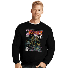 Load image into Gallery viewer, Secret_Shirts Crewneck Sweater, Unisex / Small / Black Voorhees Comics