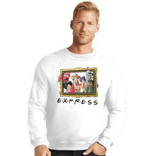 Load image into Gallery viewer, Shirts Crewneck Sweater, Unisex / Small / White Friends Express