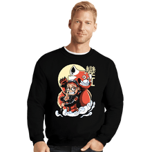 Load image into Gallery viewer, Daily_Deal_Shirts Crewneck Sweater, Unisex / Small / Black Ninja Panda