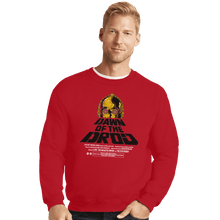 Load image into Gallery viewer, Shirts Crewneck Sweater, Unisex / Small / Red Dawn Of The Droid