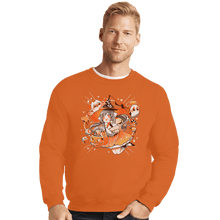 Load image into Gallery viewer, Shirts Crewneck Sweater, Unisex / Small / Red Trick Or Treat Witch