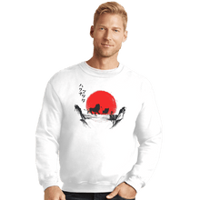 Load image into Gallery viewer, Shirts Crewneck Sweater, Unisex / Small / White Hakuna Matata Sunset