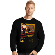 Load image into Gallery viewer, Daily_Deal_Shirts Crewneck Sweater, Unisex / Small / Black Hail To The King