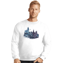 Load image into Gallery viewer, Shirts Crewneck Sweater, Unisex / Small / White Watercolor School