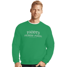 Load image into Gallery viewer, Shirts Crewneck Sweater, Unisex / Small / Irish Green Paddy's Pub