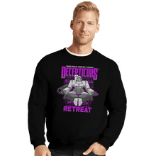 Load image into Gallery viewer, Shirts Crewneck Sweater, Unisex / Small / Black Decepticons Retreat