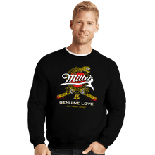 Load image into Gallery viewer, Shirts Crewneck Sweater, Unisex / Small / Black Miller Red