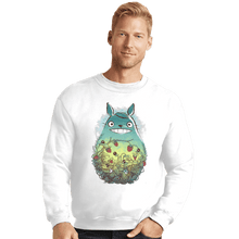 Load image into Gallery viewer, Shirts Crewneck Sweater, Unisex / Small / White Inside Forest