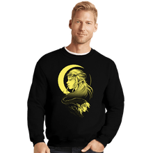 Load image into Gallery viewer, Secret_Shirts Crewneck Sweater, Unisex / Small / Black Princess And Knight
