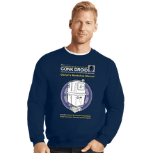 Load image into Gallery viewer, Daily_Deal_Shirts Crewneck Sweater, Unisex / Small / Navy Gonk Manual