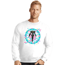 Load image into Gallery viewer, Shirts Crewneck Sweater, Unisex / Small / White 90&#39;s Samus

